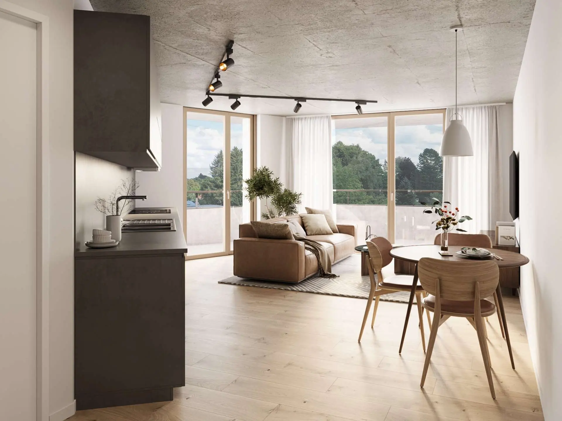 Wohnung Visualisierung HERDERGÄRTEN