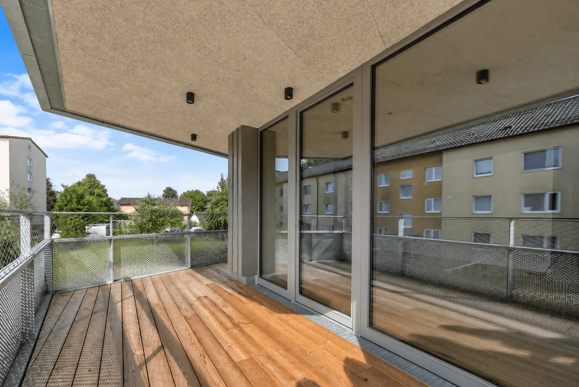 Balkon Richtung West