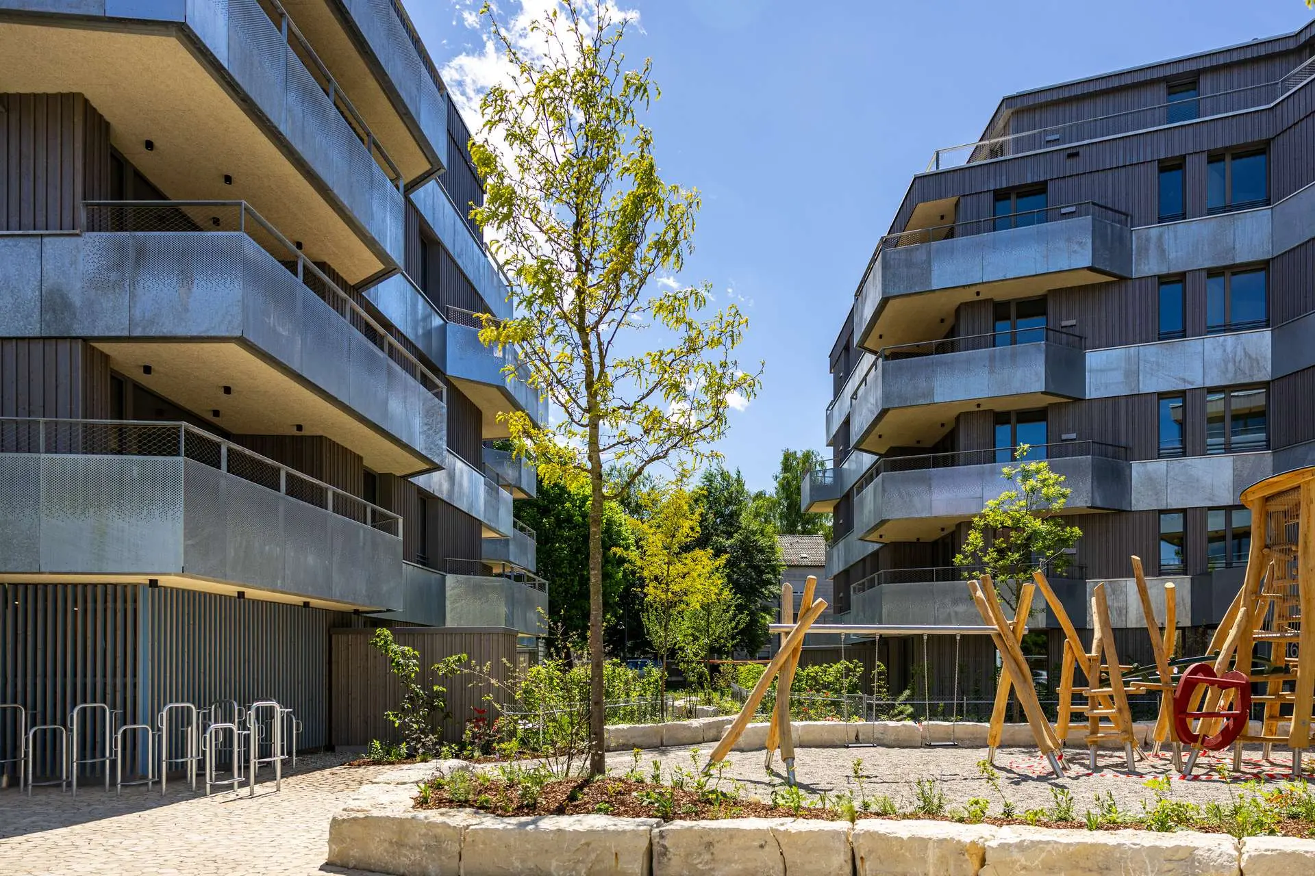 Grüne Außenanlagen