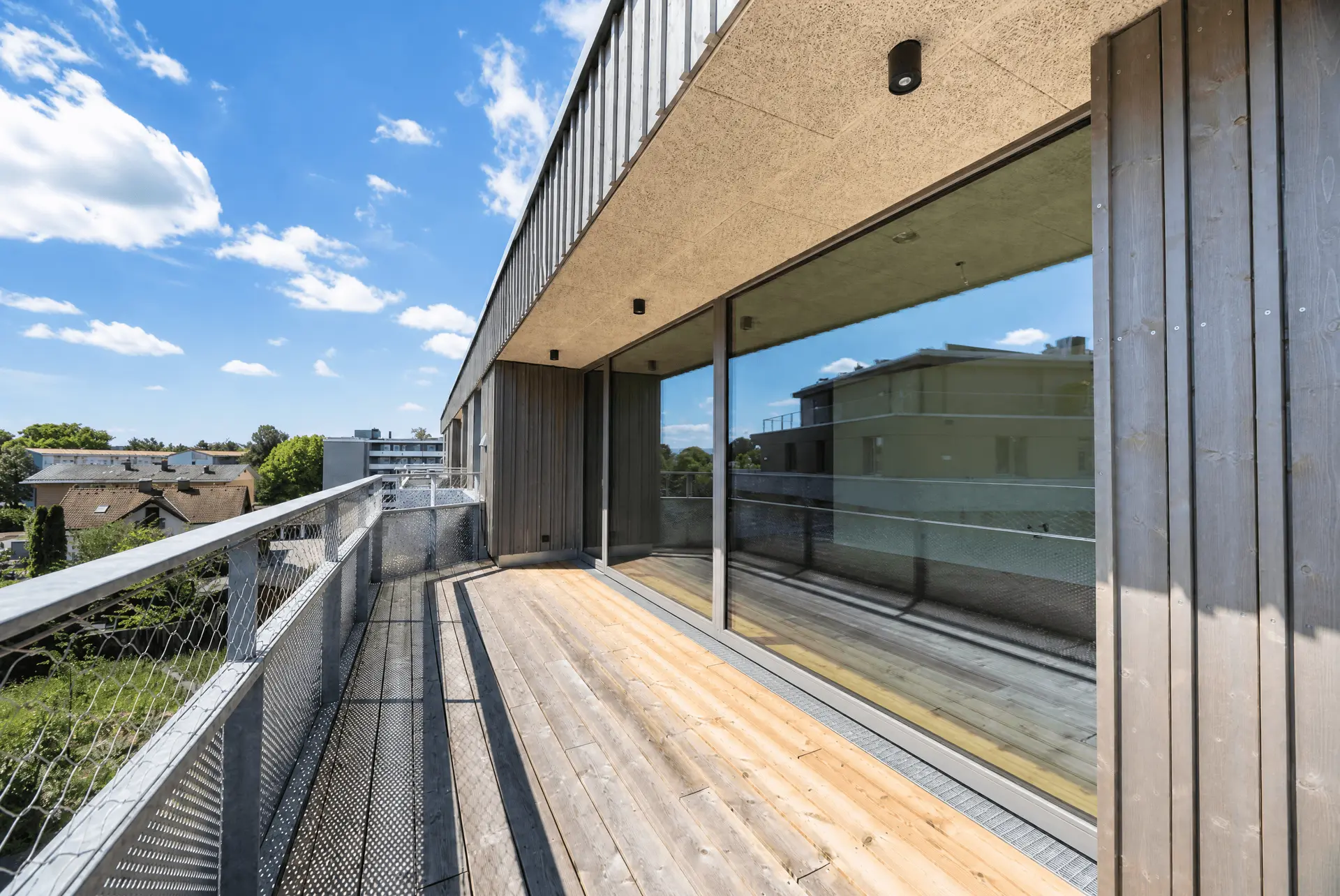 Balkon Richtung West