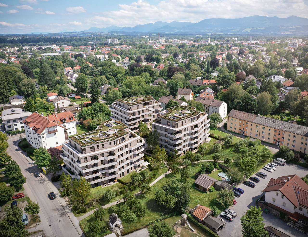 Vogelperspektive Visualisierung