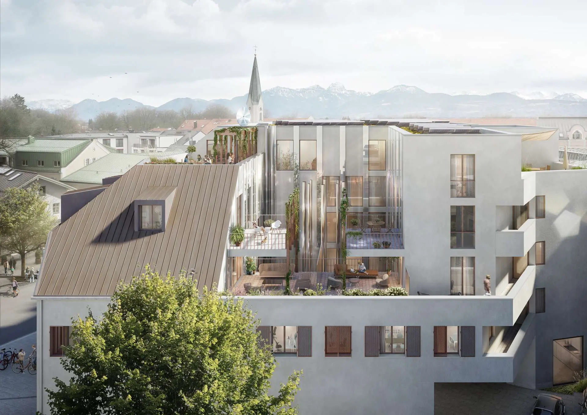 Visualisierung Nordfassade
