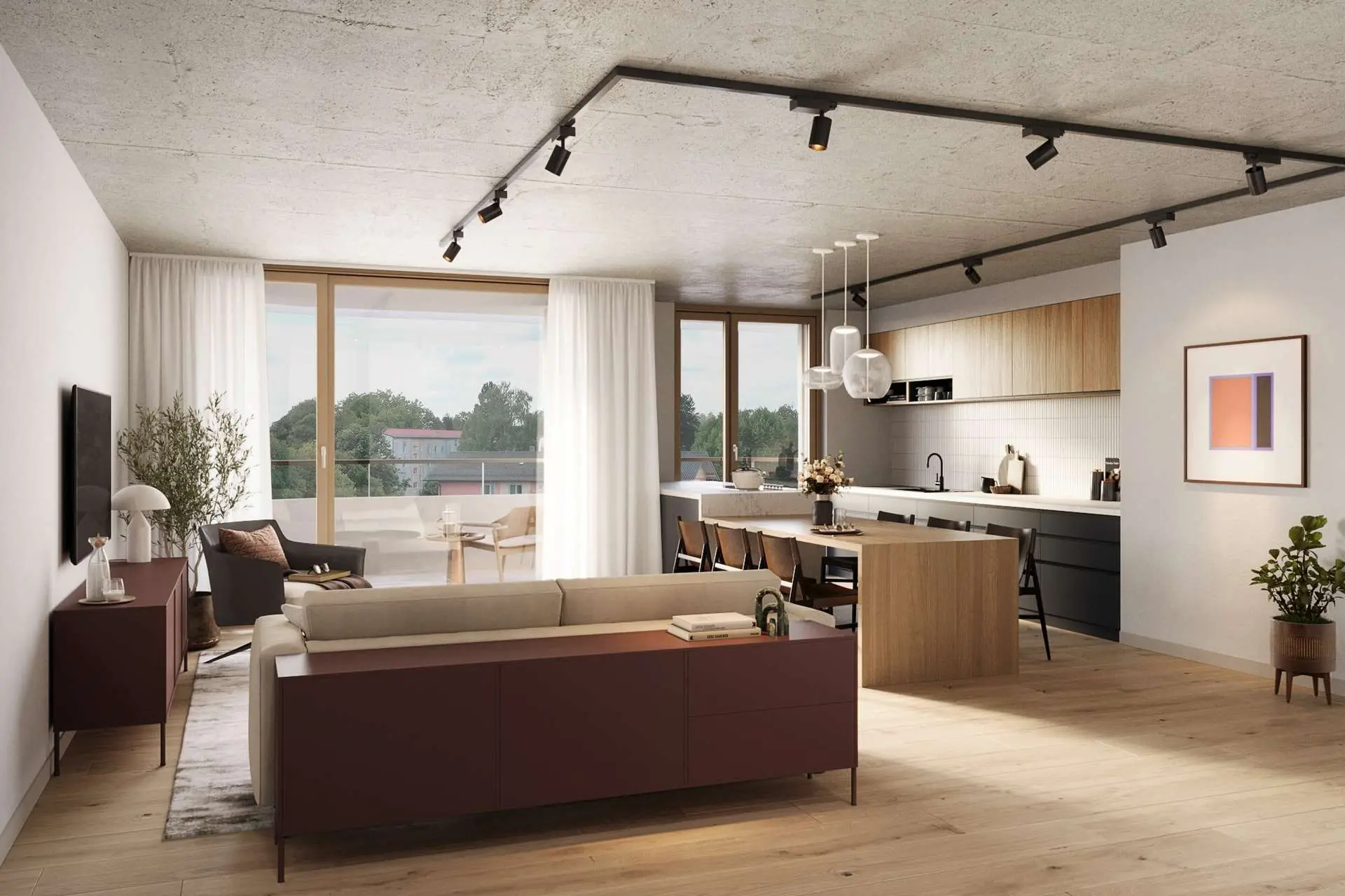Wohnung Visualisierung HERDERGÄRTEN