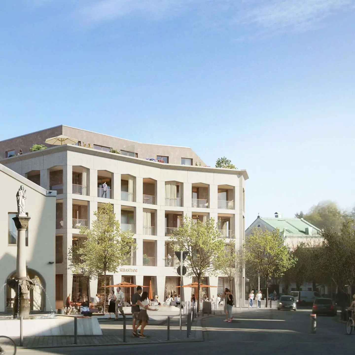 Visualisierung vom Marienplatz