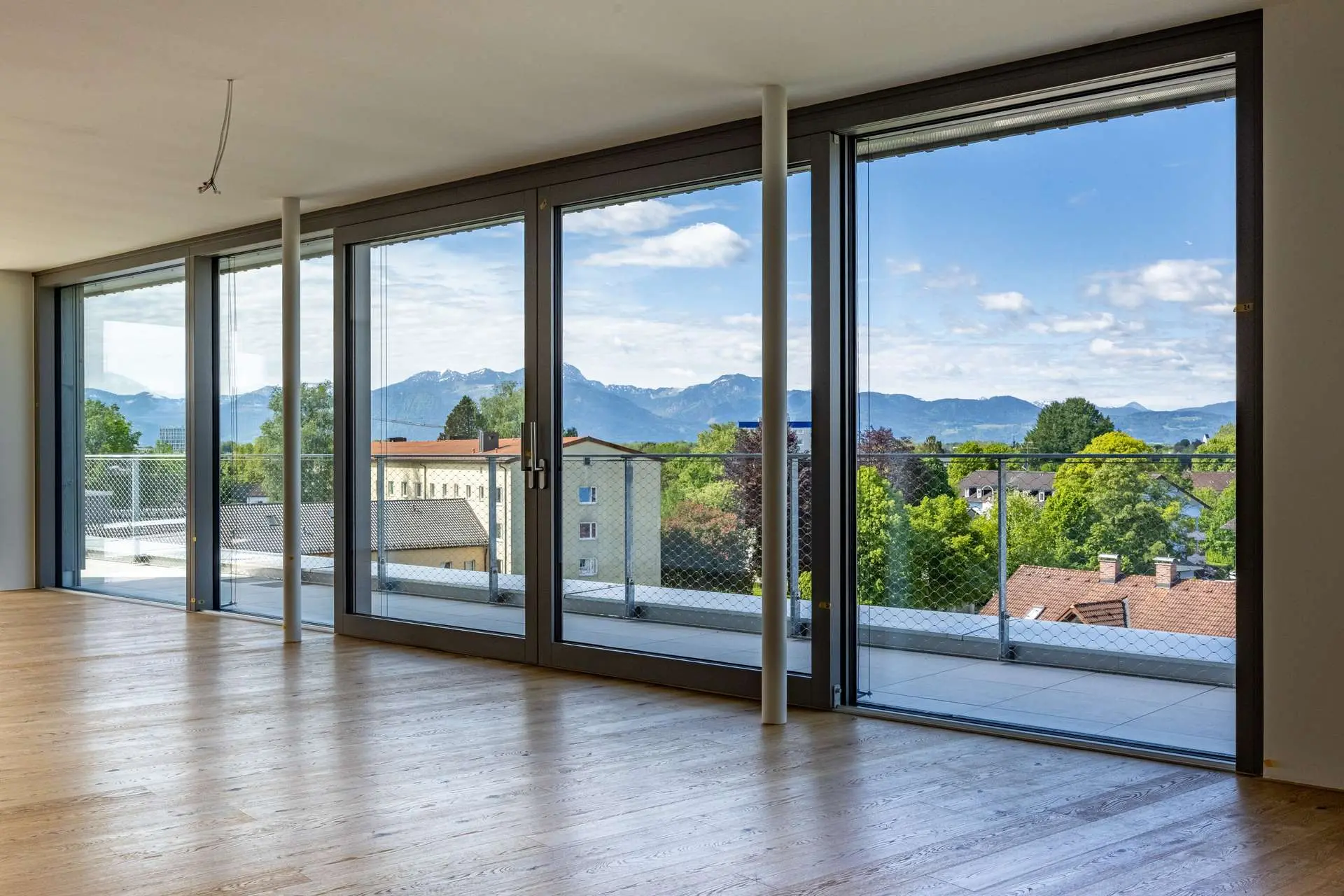 Wohnraum mit Bergblick - Penthaus 1.5.2 - HERDERGÄRTEN